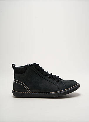 Adidași nubuc toc plat până la 3 cm negru BRAN'S femeie