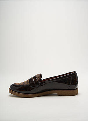Mocasini material neted toc plat până la 3 cm maro TAMARIS femme