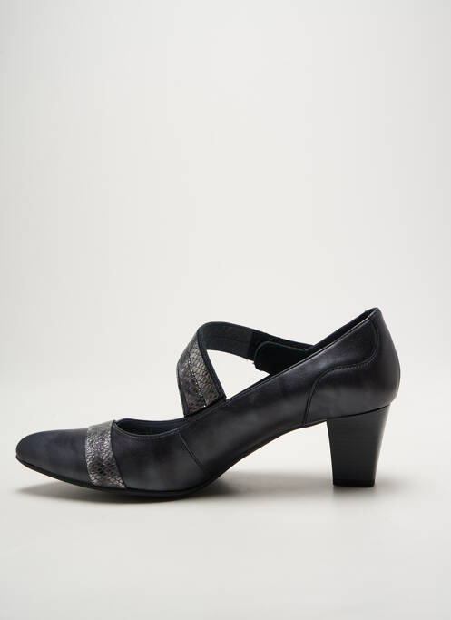 Pantofi cu toc argintiu J.METAYER femeie