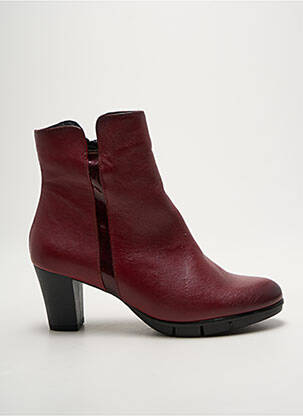 Botine/ghete material neted toc de 7 la 9 cm violet BAERCHI femeie