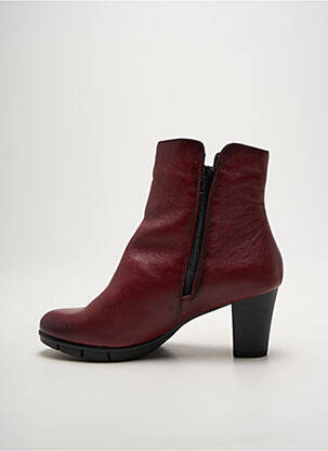 Botine/ghete material neted toc de 7 la 9 cm violet BAERCHI femeie