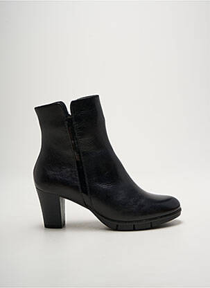 Botine/ghete material neted toc de 7 la 9 cm negru BAERCHI femeie