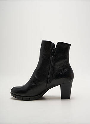 Botine/ghete material neted toc de 7 la 9 cm negru BAERCHI femeie
