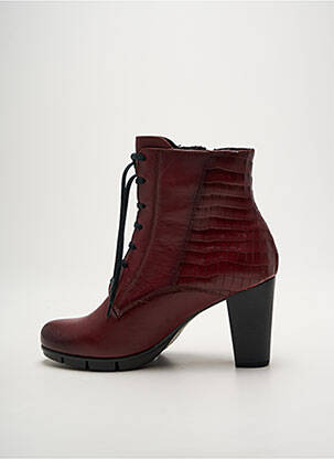 Botine/ghete material neted toc de 7 la 9 cm violet BAERCHI femeie