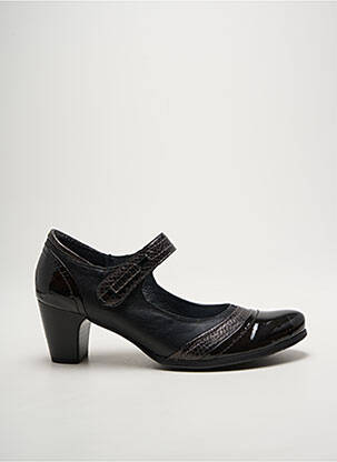 Pantofi cu toc cubanez toc de 4 la 6 cm negru J.METAYER femeie