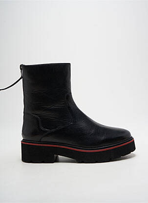 Botine/ghete material neted toc de 4 la 6 cm negru ARA femeie
