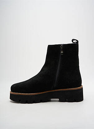Botine/ghete nubuc toc de 4 la 6 cm negru ARA femeie