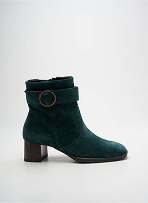 Botine/ghete nubuc toc de 4 la 6 cm verde ARA femeie