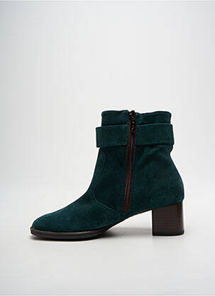 Botine/ghete nubuc toc de 4 la 6 cm verde ARA femeie