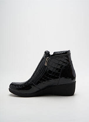 Botine/ghete material neted toc de 4 la 6 cm negru PEDRO TORRES femeie