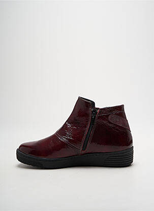 Botine/ghete vârf rotund toc plat până la 3 cm violet OTTILIA femeie