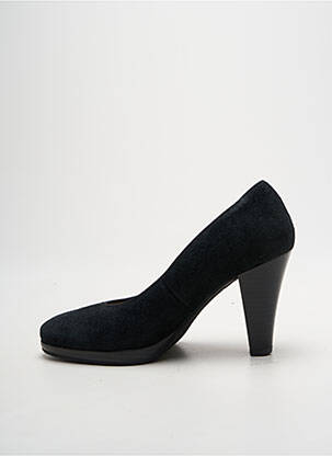Pantofi cu toc nubuc toc de 7 la 9 cm negru ARA femeie