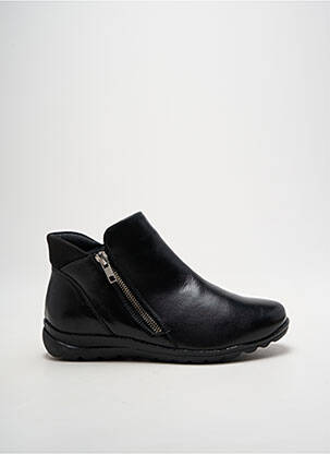 Botine/ghete material neted toc plat până la 3 cm negru BAERCHI femeie