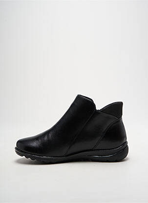 Botine/ghete material neted toc plat până la 3 cm negru BAERCHI femeie