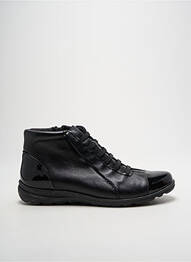 Adidași material neted toc plat până la 3 cm negru BAERCHI femme