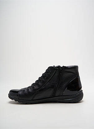 Adidași material neted toc plat până la 3 cm negru BAERCHI femeie