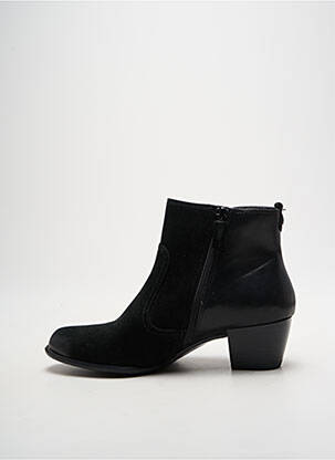 Botine/ghete material neted toc de 4 la 6 cm negru TAMARIS femeie