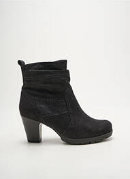 Botine/ghete cubanez toc de 4 la 6 cm negru JANA femme