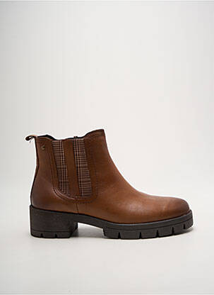 Botine/ghete toc mic toc de 4 la 6 cm maro JANA femeie