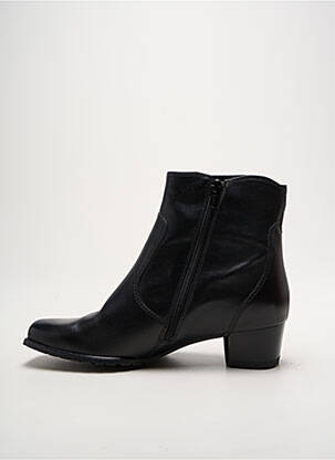 Botine/ghete material neted toc de 4 la 6 cm negru JENNY femeie