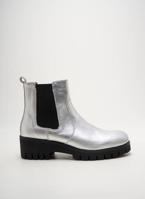 Botine/Ghete argintiu OTTILIA femeie