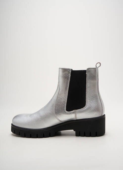 Botine/Ghete argintiu OTTILIA femeie