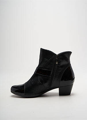 Botine/ghete material neted toc de 4 la 6 cm negru ALPINA femeie