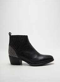 Botine/ghete material neted toc de 4 la 6 cm negru MEDELLIN femme