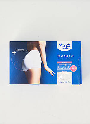 Chilot cu talie înaltă alb SLOGGI femeie