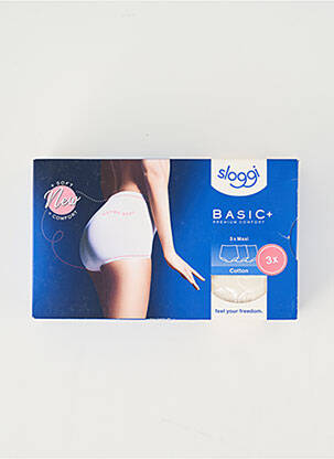 Chilot cu talie înaltă alb SLOGGI femeie