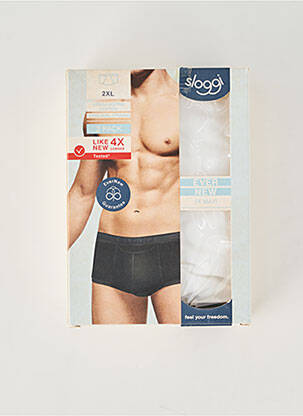 Boxer elasticitate alb SLOGGI bărbat