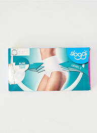 Chilot modelator efect material satinat alb SLOGGI femme
