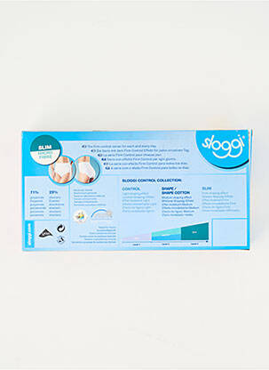 Chilot modelator efect material satinat alb SLOGGI femme