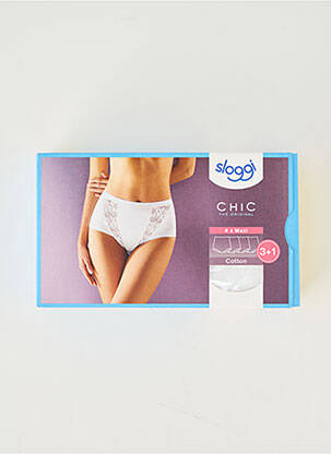 Chilot modelator alb SLOGGI femeie