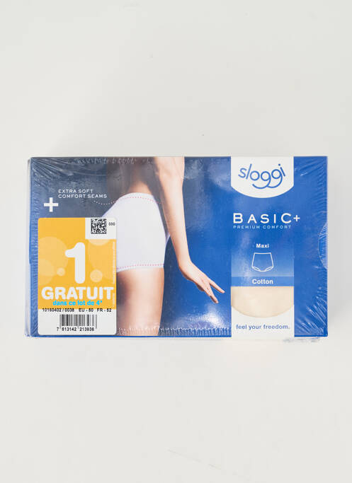 Chilot cu talie înaltă bej SLOGGI femeie