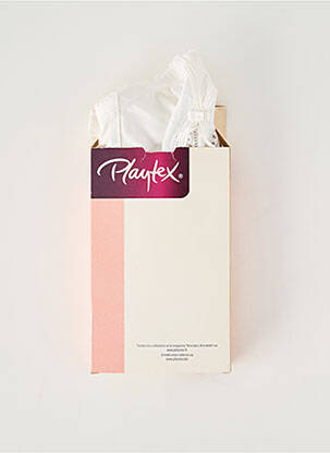 Sutien fără armatură fără armatură alb PLAYTEX femeie
