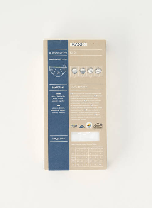 Boxer alb SLOGGI bărbat