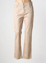 Pantalon drept elasticitate mărime normală bej VIDY'L femme