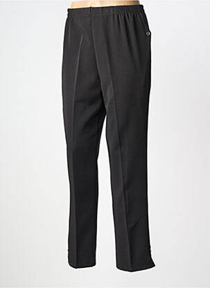 Pantalon drept țesătură crep mărime normală negru 20/20 femeie