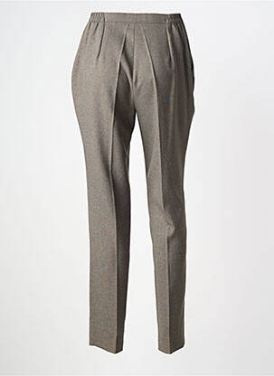 Pantalon slim mărime normală mărime normală maro 20/20 femeie