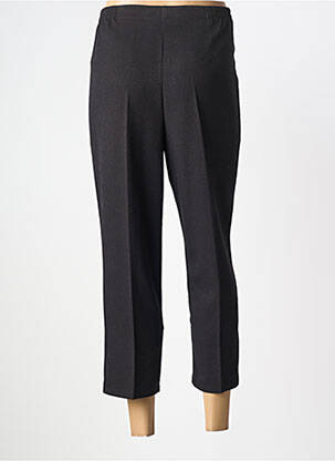 Pantalon 7/8 țesătură poplin mărime normală negru 20/20 femeie