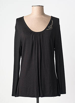 Tricou mâneci lungi mâneci lungi negru 20/20 femeie