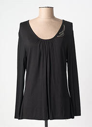 Tricou mâneci lungi mâneci lungi negru 20/20 femme