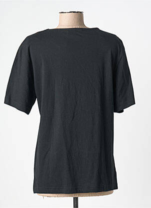 Tricou croială dreaptă mâneci scurte negru 20/20 femeie