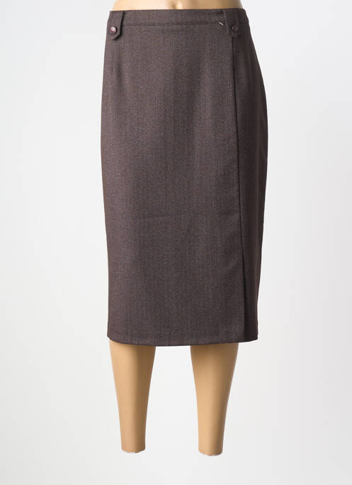 Fustă midi maro 20/20 femeie