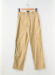 Pantalon chino închidere cu fermoar sub clapetă cu nasturi mărime normală bej DOCKERS femeie