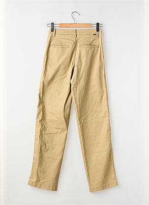 Pantalon chino închidere cu fermoar sub clapetă cu nasturi mărime normală bej DOCKERS femeie