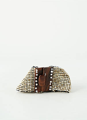 Curea închidere cu cârlig bej SANS MARQUE femme