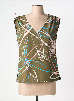 Top verde COP COPINE femeie