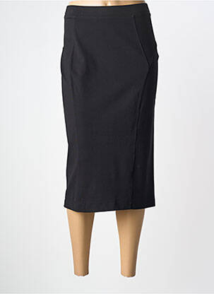 Fustă midi negru POUSSIERE D'ETOLE femeie